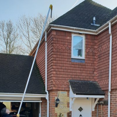 broken gutters in Rowlands Castle